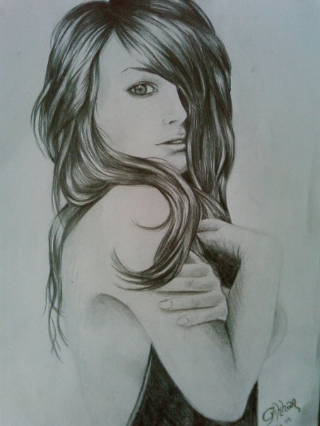 453x604 Drawing Women By Goguart