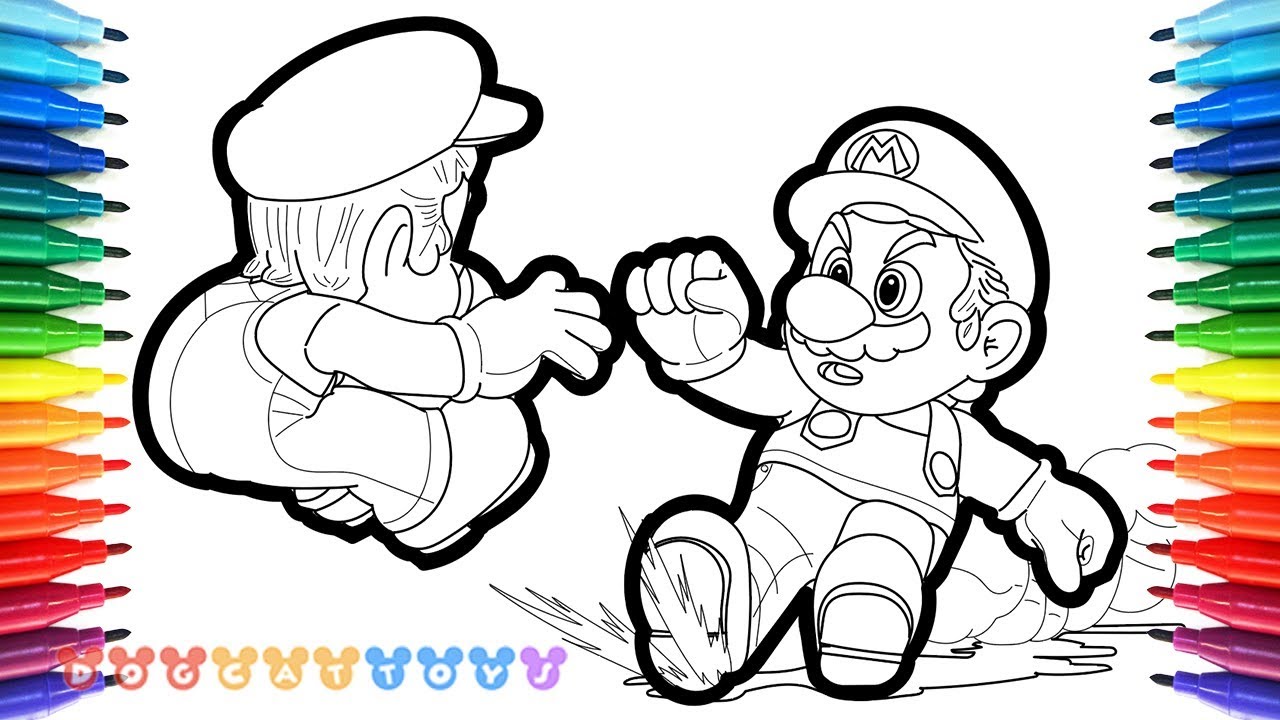 1280x720 How To Draw Mario Odyssey, Mario Amp Luigi