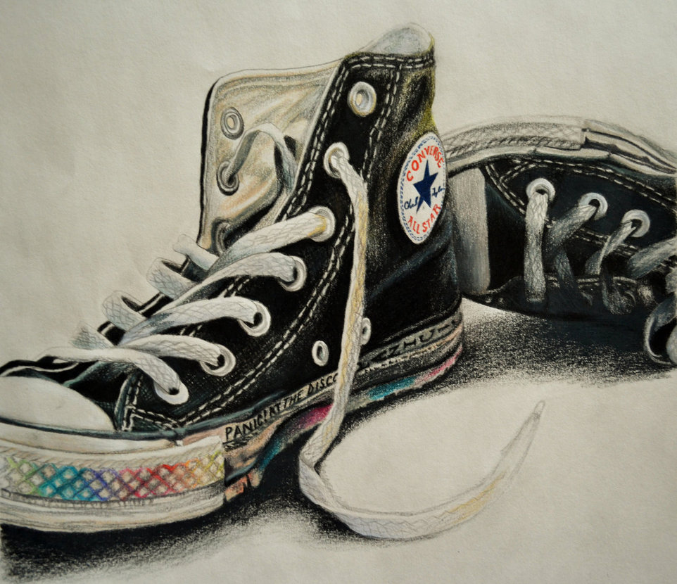 Drawing On Converse at GetDrawings | Free download