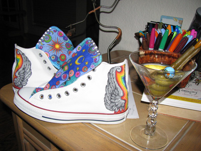 400x300 Sharpie Art On Converse Allstars For Renee Multiple Muse Disorder