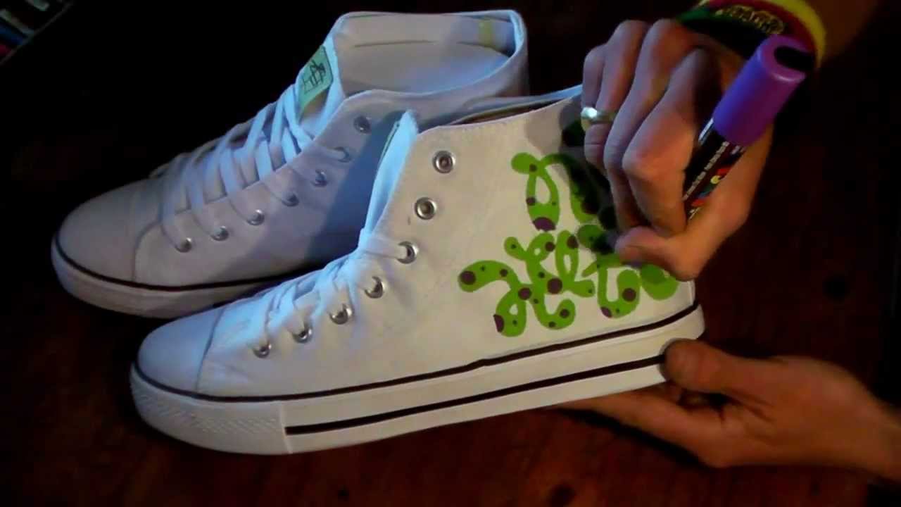 1280x720 How To Graffiti Sneakers