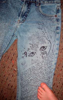 254x400 Sharpie Grafiti Jeans Old