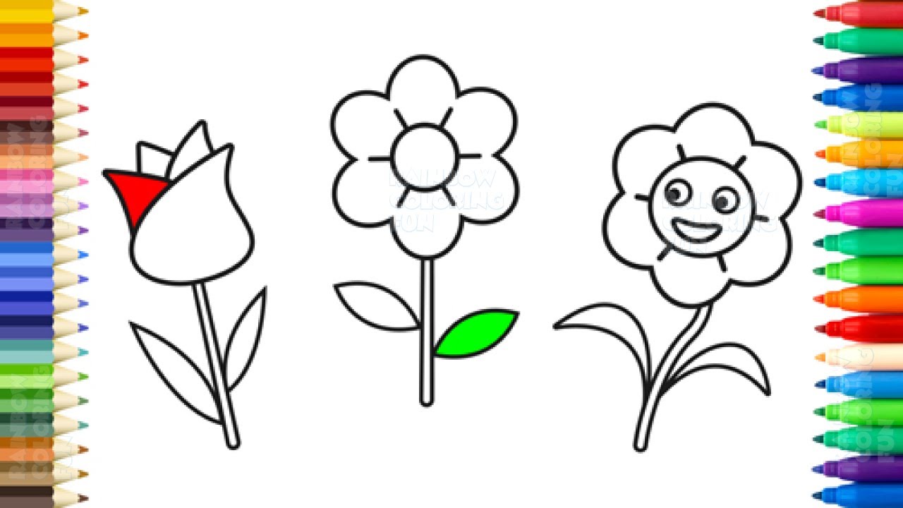 1280x720 How To Draw Flowers