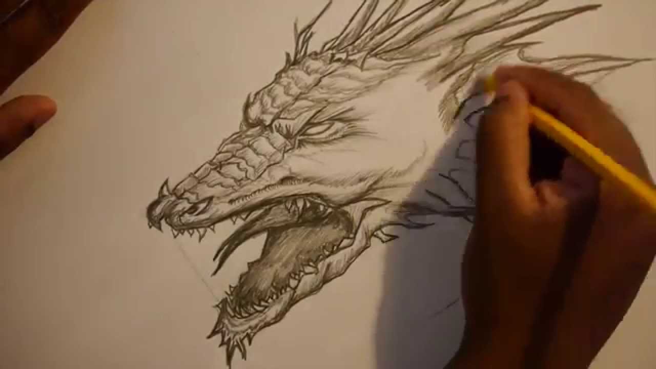 1280x720 Speed Drawing Dragons