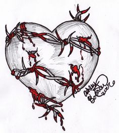 236x265 Broken Heart Drawings Broken Heart By ~dravek