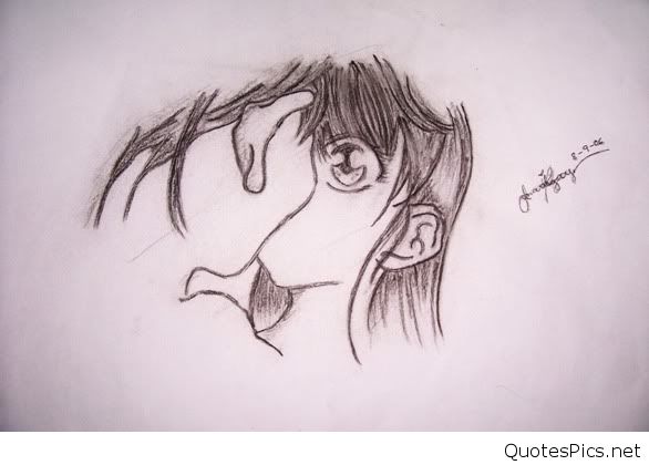 586x420 Love Couple Drawings, Pics, Quotes And Images 2016