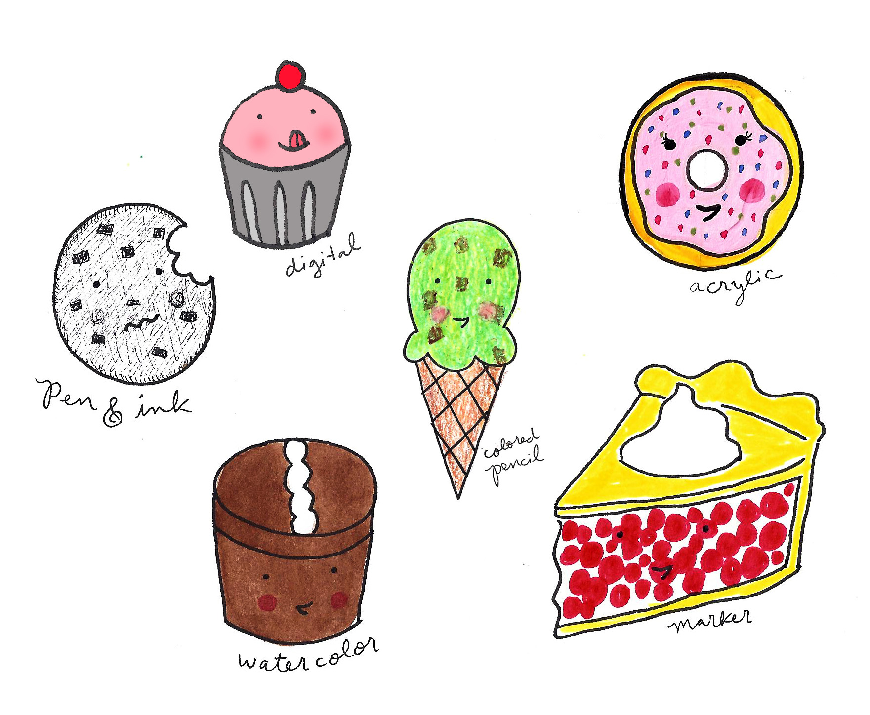 1761x1448 In Living Color 7 Different Ways To Color Pen And Ink Illustrations