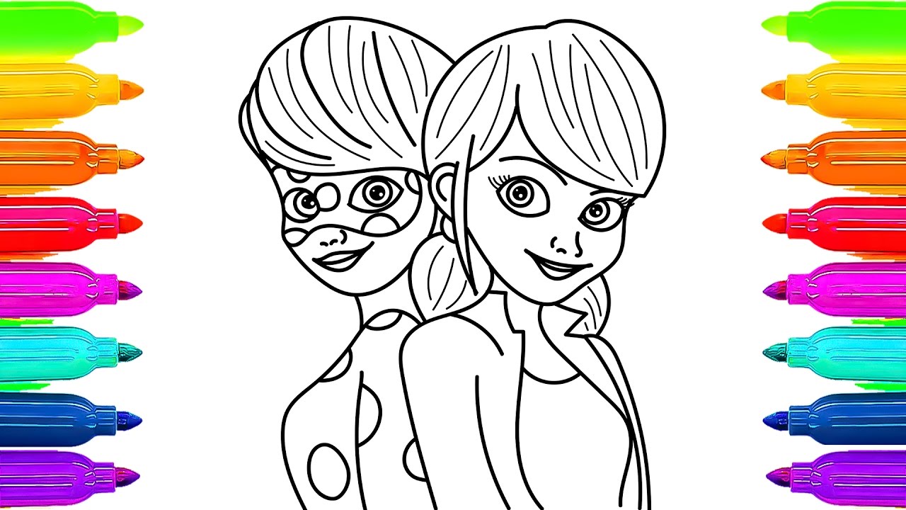 1280x720 Competitive Ladybug Coloring Pictures Free Pages To Print Out