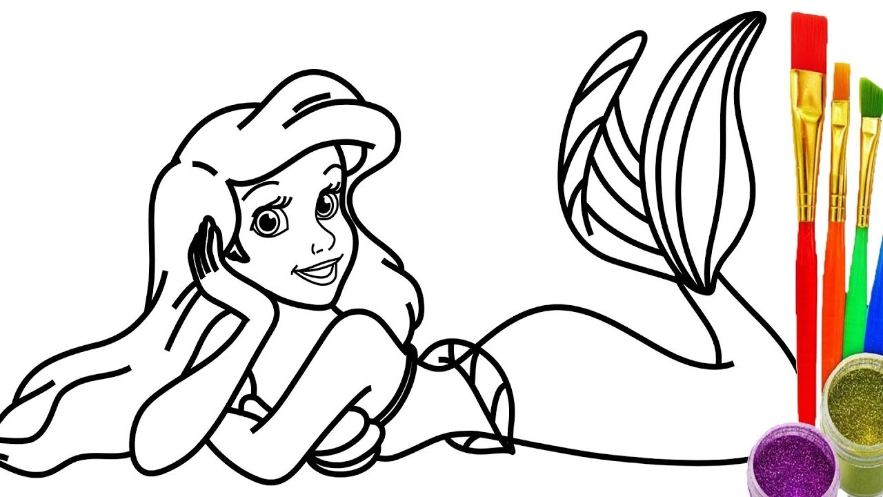 1280x720 Princess Drawings To Color Gallery