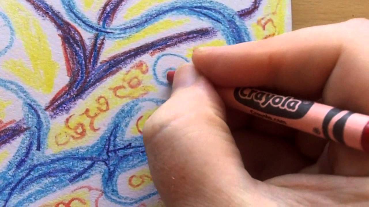 1280x720 Drawing Journal 2 Crayola Crayons Warm Up Exercise