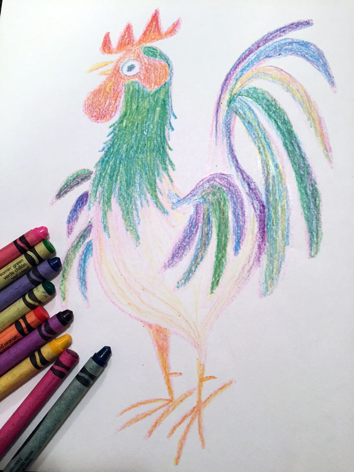 710x947 Proof That Drawing With Crayons Can Create Amazing Art