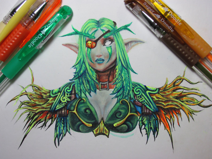 900x675 Druid Drawing With Gel Pens By Nicodauk