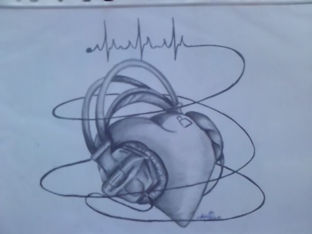 640x480 Music In My Heart Drawing By Isztar89