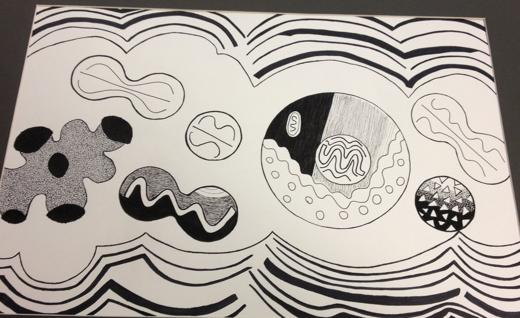 1024x627 Line, Shape And Texture Drawing By Andiejairam