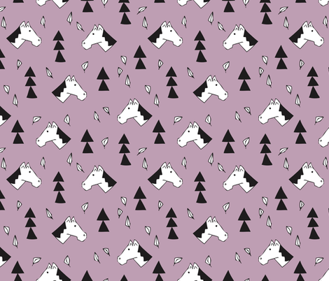 470x402 Sweet Geometric Horses Cute Animal Drawing With Triangles