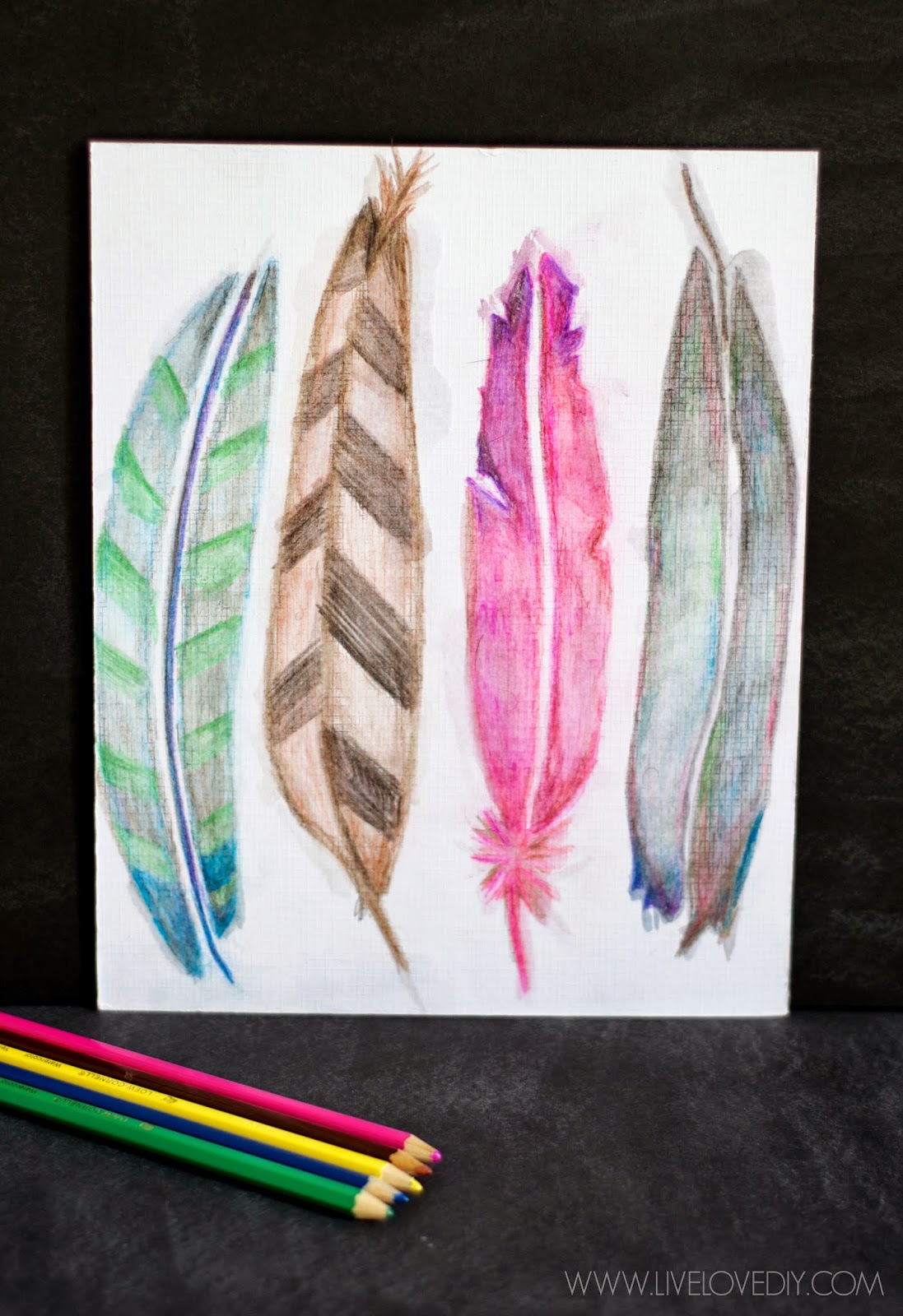 1097x1600 Livelovediy How To Use Watercolor Pencils (Aka My Favorite New