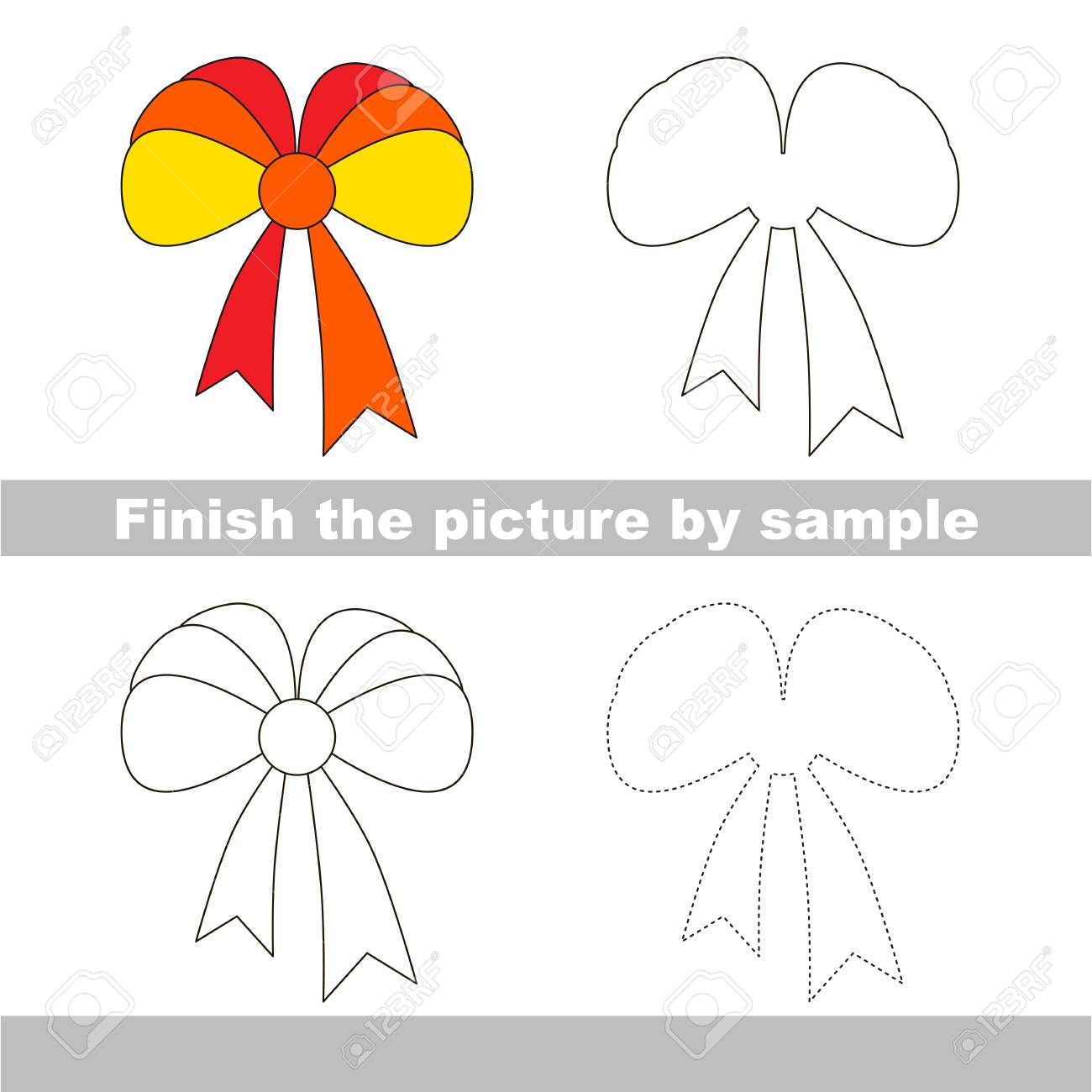 1300x1300 Drawing Worksheet For Children. Finish Picture And Draw