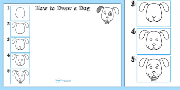 630x315 To Draw A Dog Worksheet