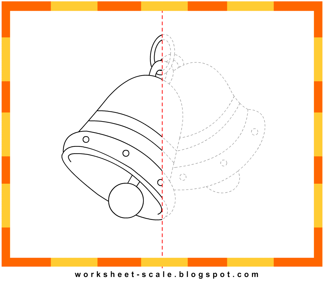 1085x946 Free Printable Drawing Worksheets For Kids Bell Worksheet