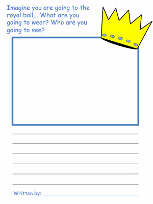 300x400 Cinderella Draw And Write Activities