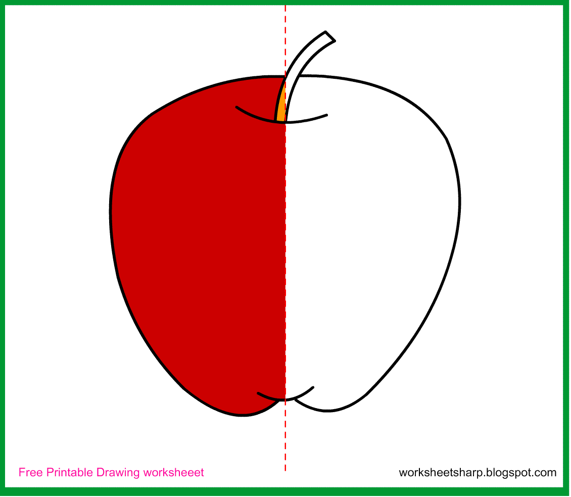 1130x984 Free Drawing Worksheets Printable Apple Drawing Worksheets