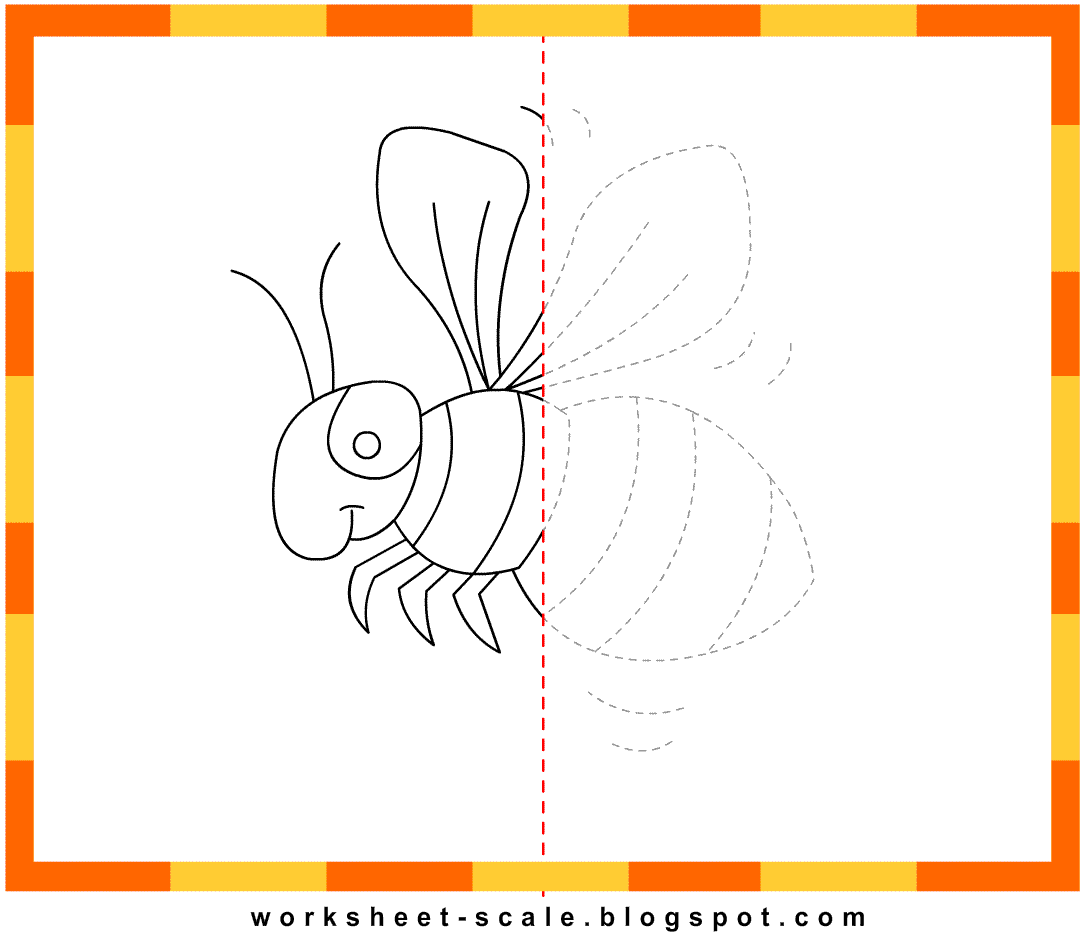 1085x946 Free Printable Drawing Worksheets For Kids Bee Worksheet
