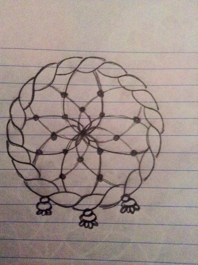 640x857 How To Draw A Dream Catcher