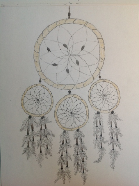 478x640 How To Draw A Realistic Dream Catcher