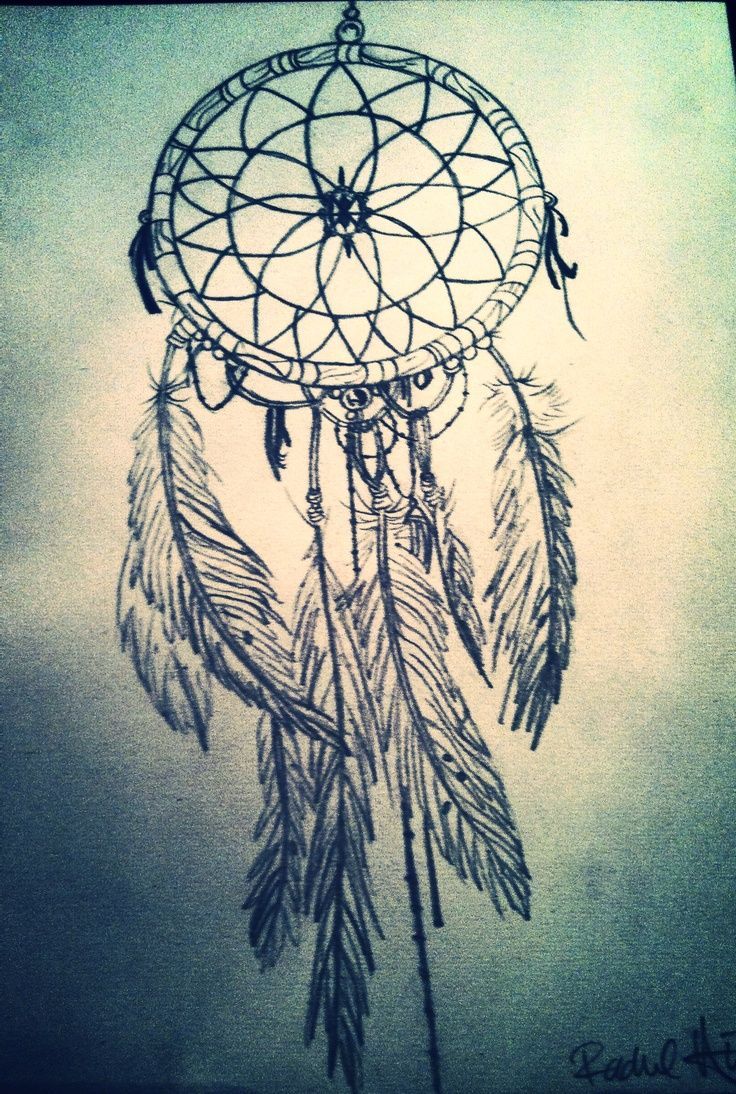 Dream Catcher Drawing at GetDrawings | Free download