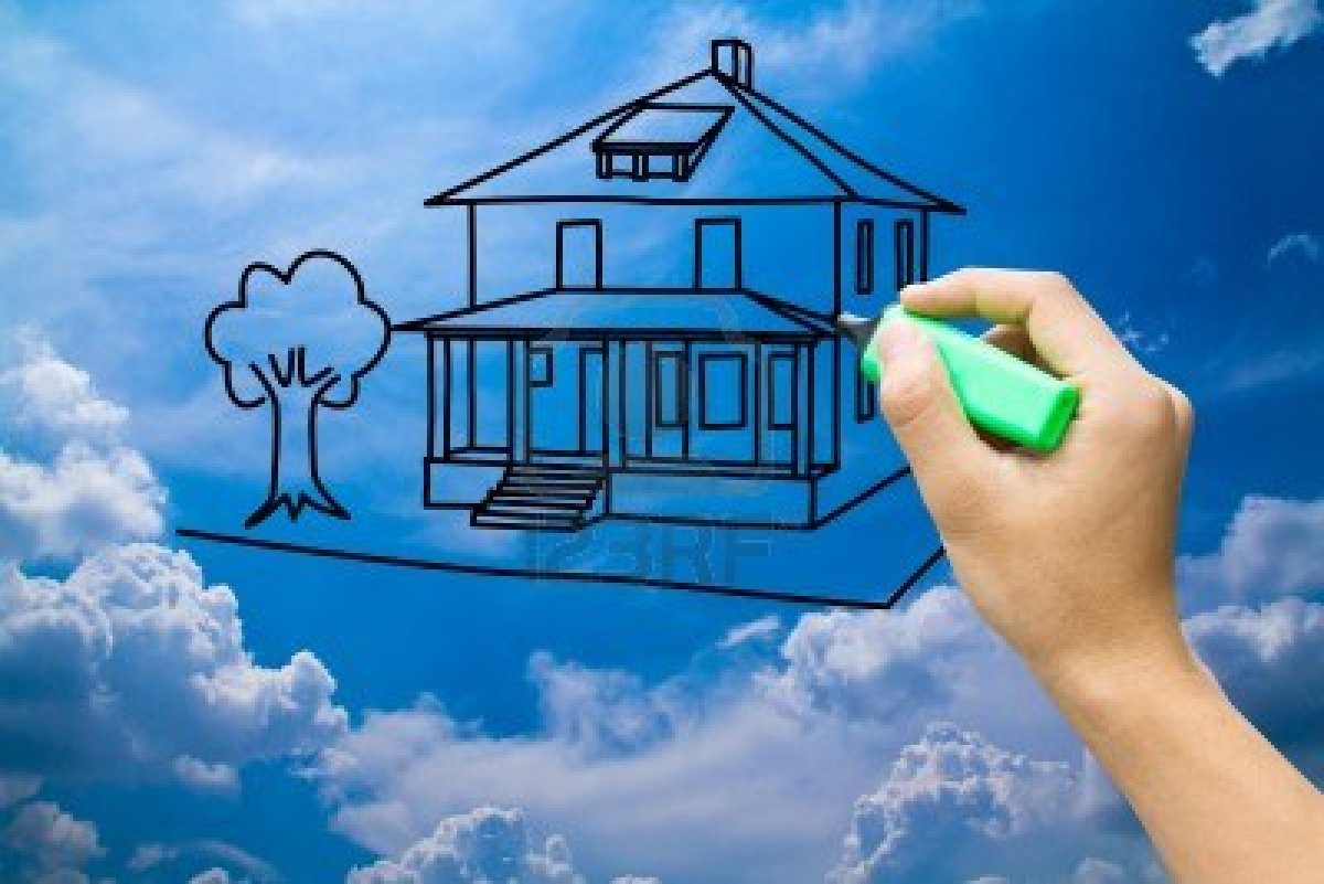 1200x801 14563083 Hand Drawing Dream Home On Blue Sky Azleyamagayoong