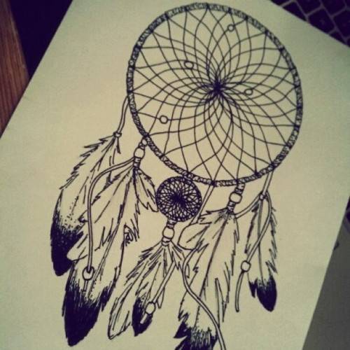 Dreamcatcher Pencil Drawing at GetDrawings | Free download