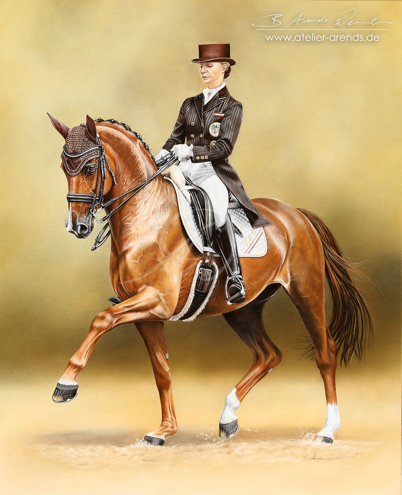 805x992 Dressage Horse Blind Date And V. Max Theurer By Atelierarends