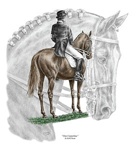 270x300 Dressage Horse Drawings Fine Art America