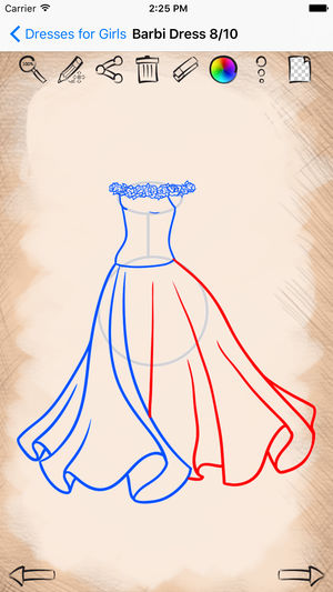 300x533 How To Draw Cute Dresses On The App Store