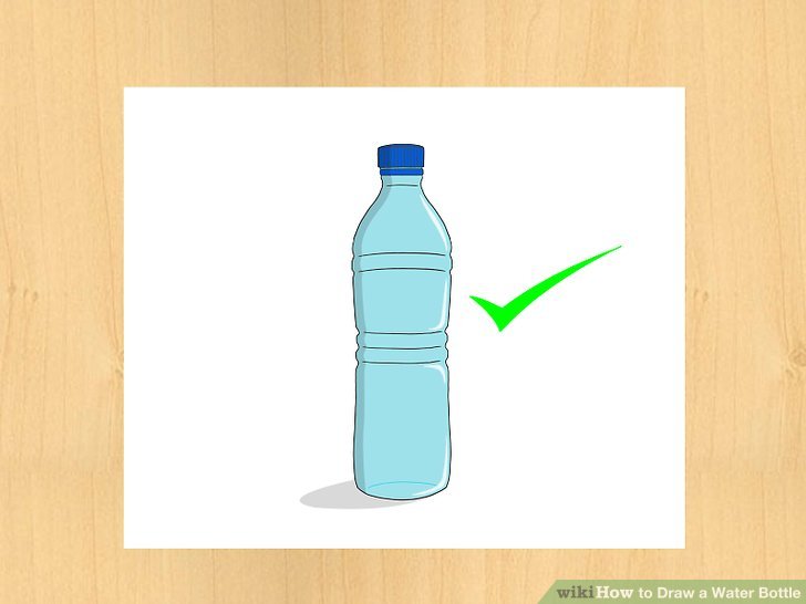 728x546 How To Draw A Water Bottle 11 Steps (With Pictures)