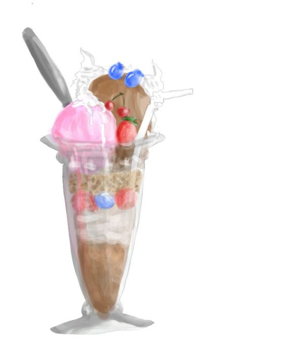 600x691 Root Beer Ice Cream Fantasy Picture, By Adrik For Drinks Drawing