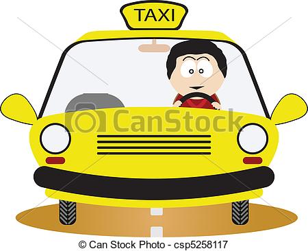 450x366 Taxi Driver. Vector Illustration For You Design Vectors