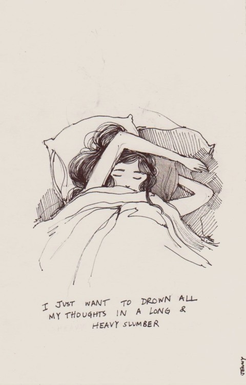 480x750 Drawing Art Girl Sleep Drowning Draw Bed Want Thoughts Long