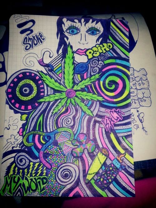 500x667 Draw, Art, Cool, Drugs, Love On We Heart It