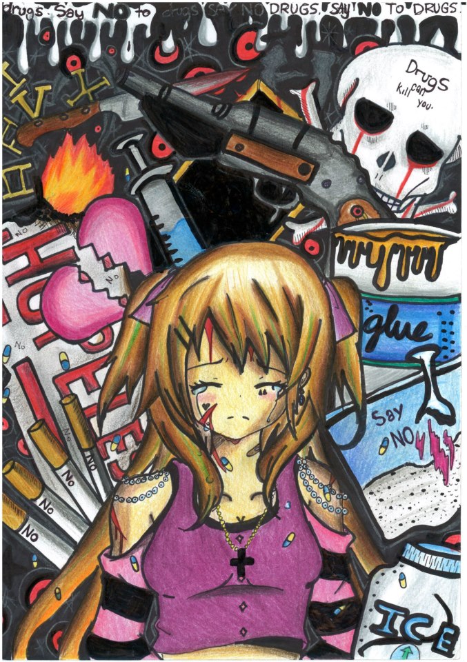 677x960 Say No To Drugs! By Aisukurimu Tan