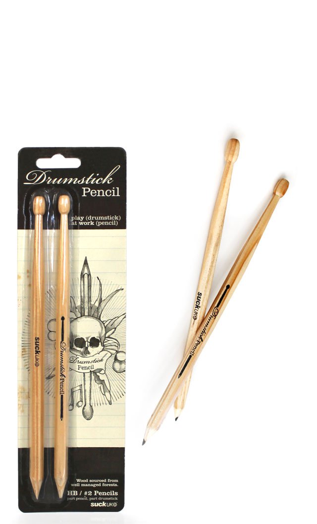 640x1057 Drumstick Pencils 2 Wooden Pencils That Are Also Drumsticks.