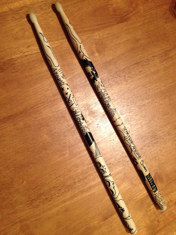 570x760 Personalized Drumsticks