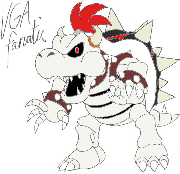 600x581 Dry Bowser By Vgafanatic
