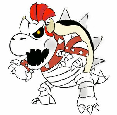 400x393 Dry Bowser