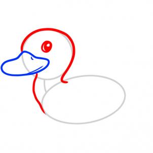 302x302 How To Draw How To Draw A Duck For Kids