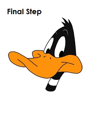 300x388 How To Draw Daffy Duck