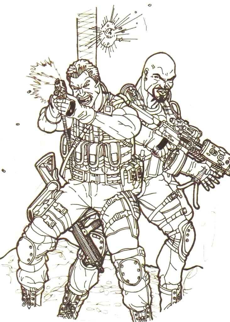 732x1024 Gi Joe Duke Roadblock Bw Inked By Lazy Doodler