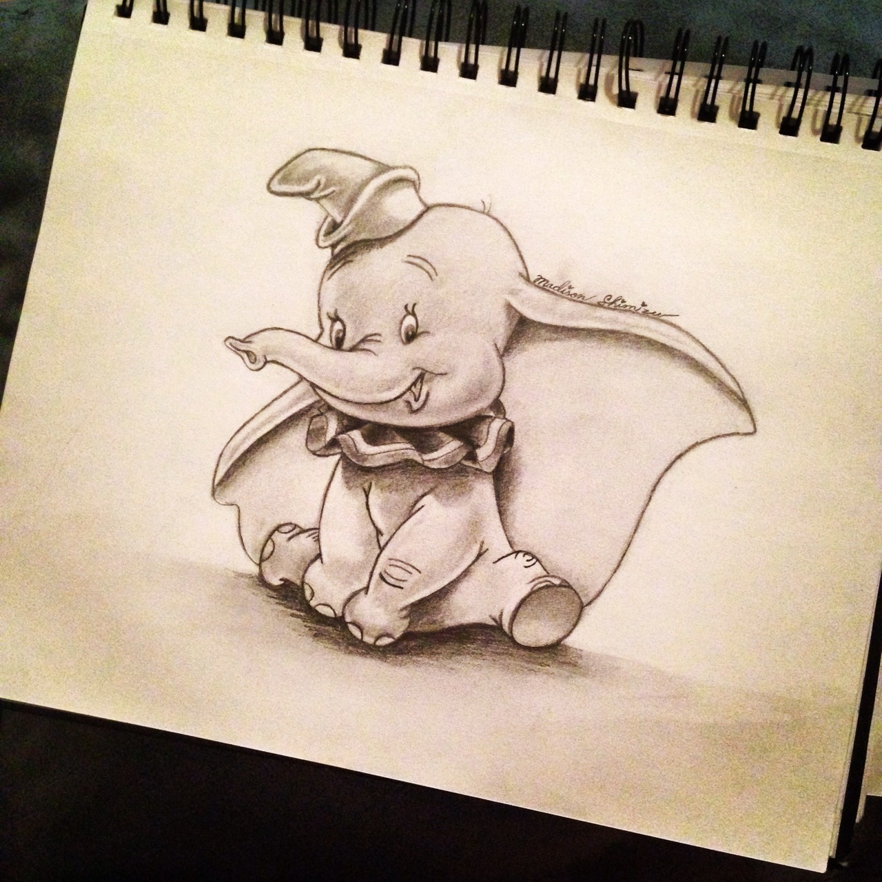 1280x1280 Introducing Me Dumbo Sketch By Madison Shimizu