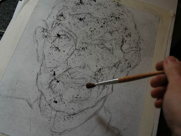 600x451 Painterly Drawing Technique, Free Portrait Lesson