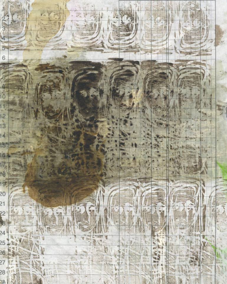 770x963 Saatchi Art Traces In The Dust Drawing By Raican Lavinia